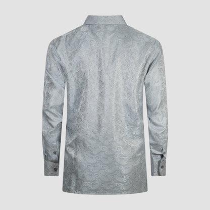 Silver  Paisley Shirt