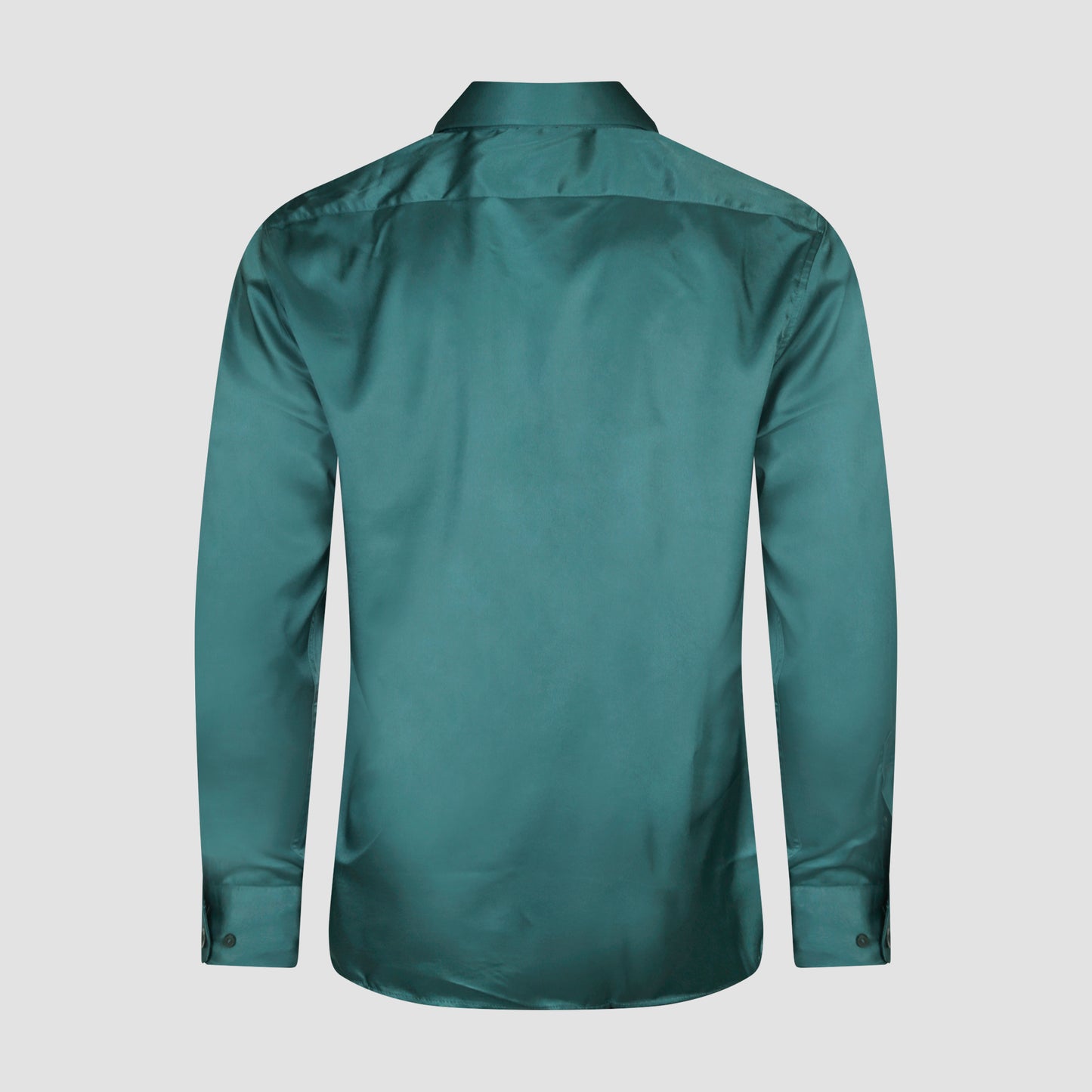 Emerald Luxe Satin Shirt