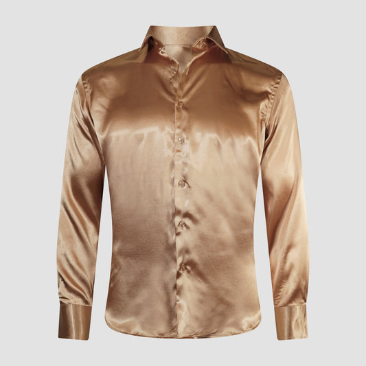 Golden Glow Satin Shirt