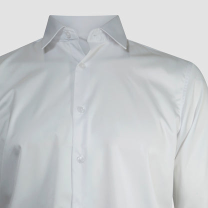 Classic White Satin Shirt