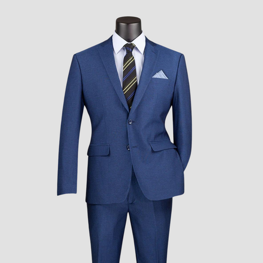 Solid Blue Suit