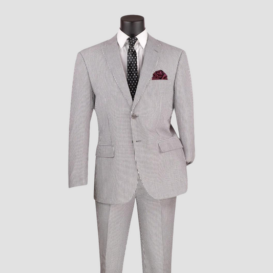 Grey Stripe Suit