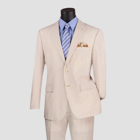 Tan Stripe Suit