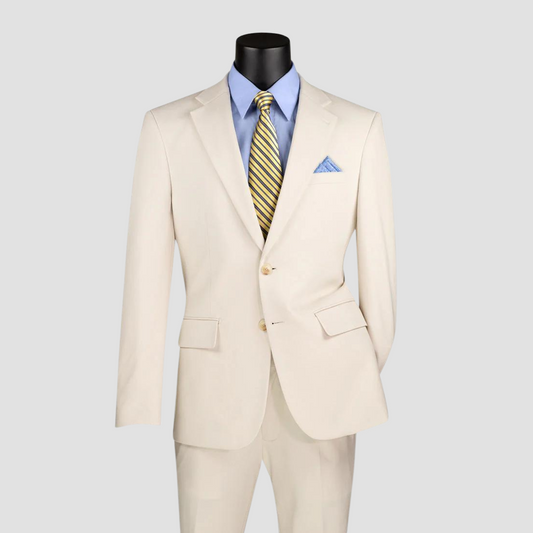 Bone White Elegance Suit